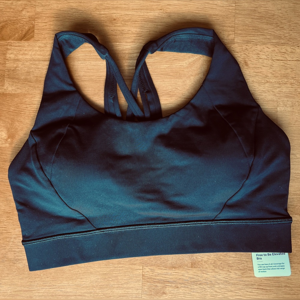 Lululemon ▪️Black▪️ Free to Be Elevated Bra • Size 6
